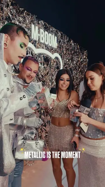 Convidadas na festa de lançamento da coleção Metallic